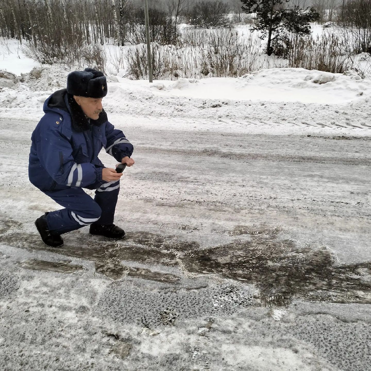 Сотрудники ТОГАДН по Новгородской области МТУ Ространснадзора по CЗФО проверили содержание автомобильных дорог